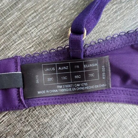 Elle MacPherson "Gentle Jade Contour" padded lace Bra - Picture 5 of 5